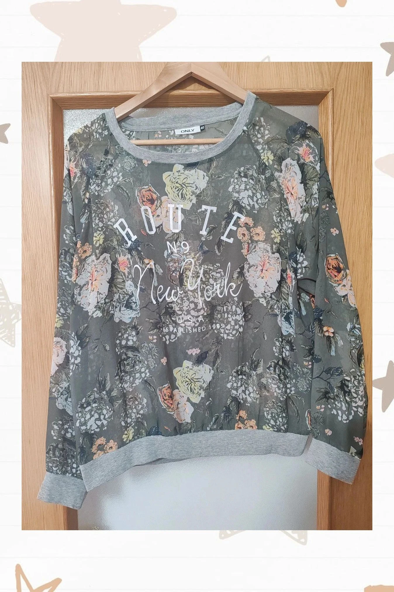 Blusa semitransparente mujer